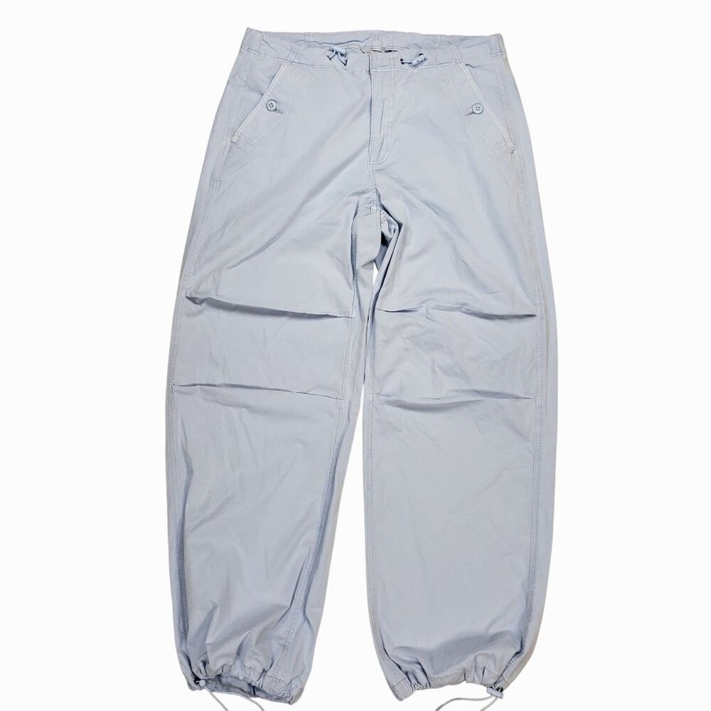 American Eagle Outfitters Light Blue Cargo Drawstring Pants